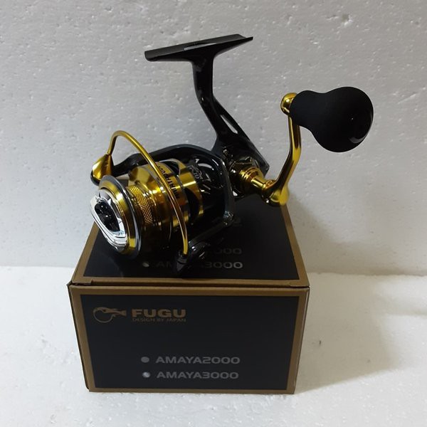 Gulungan Pancing rell rill Fugu Amaya 3000 Power Handle Pancingan Laut Sungai Alat Pancing murah