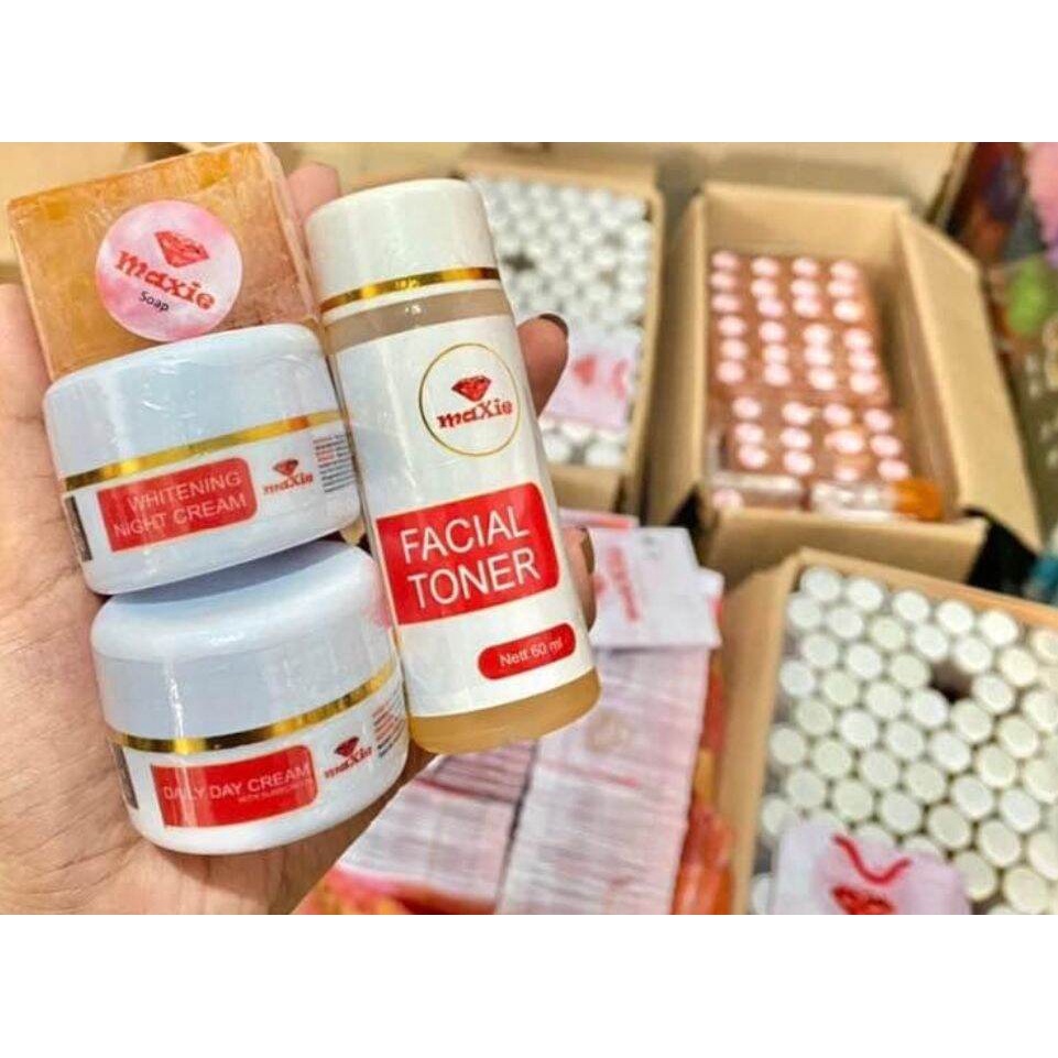 {READY} MAXIE GLOW ORIGINAL KEMASAN BARU/SKINCARE BPOM MURAH/PAKET GLOWING BPOM