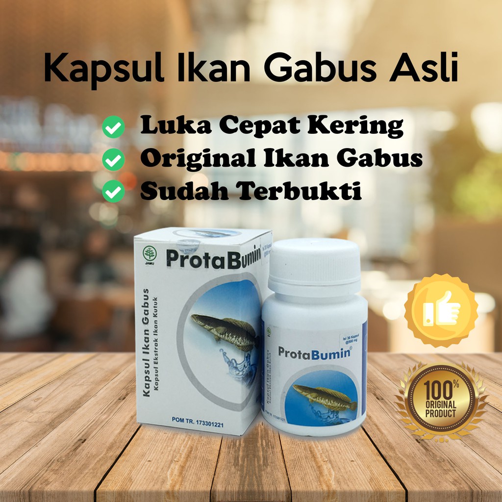 Protabumin Kapsul Minyak Ikan Gabus Albumin