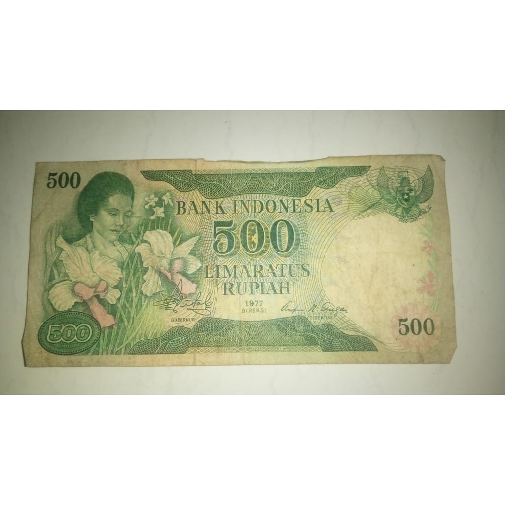 Uang Kertas Negara Republik Indonesia Rp. 500 Tahun 1977