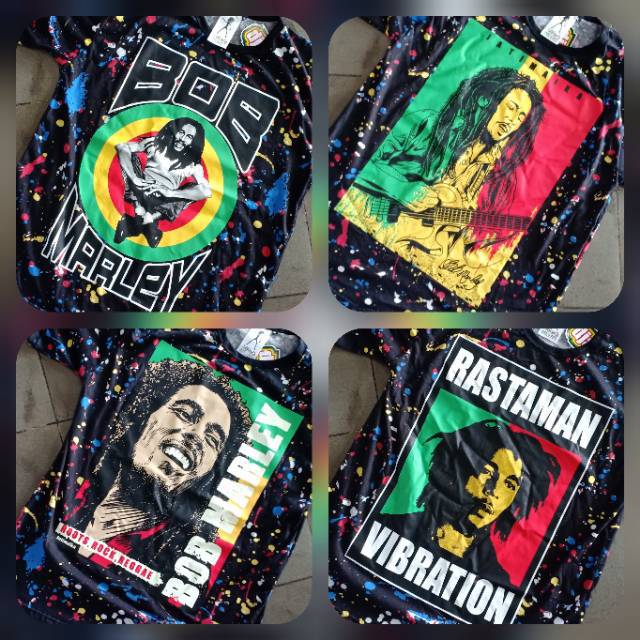 kaos bob marley baju murah original