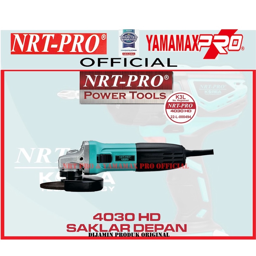 Jual Mesin Gerinda Tangan Heavy Duty Nrt Pro Hd Saklar Depan Samping Nrt Pro Hd