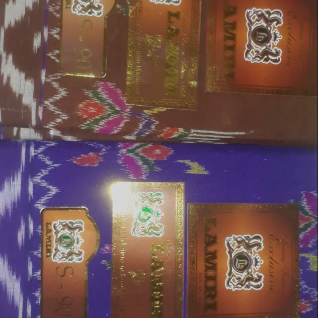 Sarung tenun sutra Lamiri mst