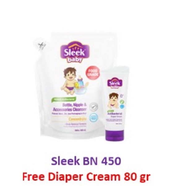 Sleek Baby Bottle Nipple &amp; Accessories Cleanser Pouch 450 ml - 500 ml