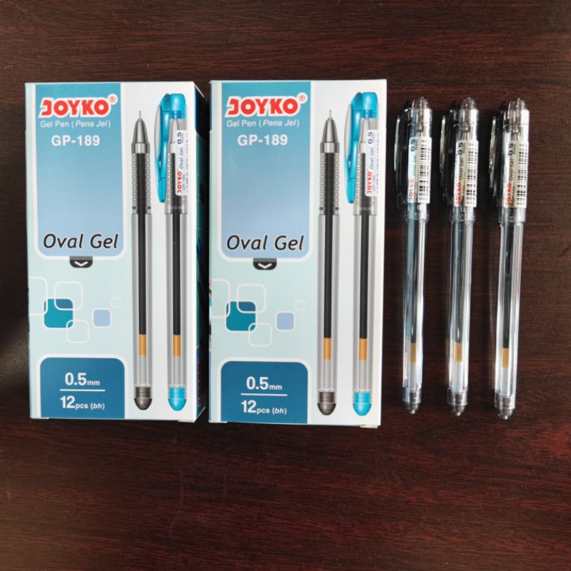 

Gel Pen / Pulpen / Pena Joyko GP-189 / Oval Gel / 0.5 mm