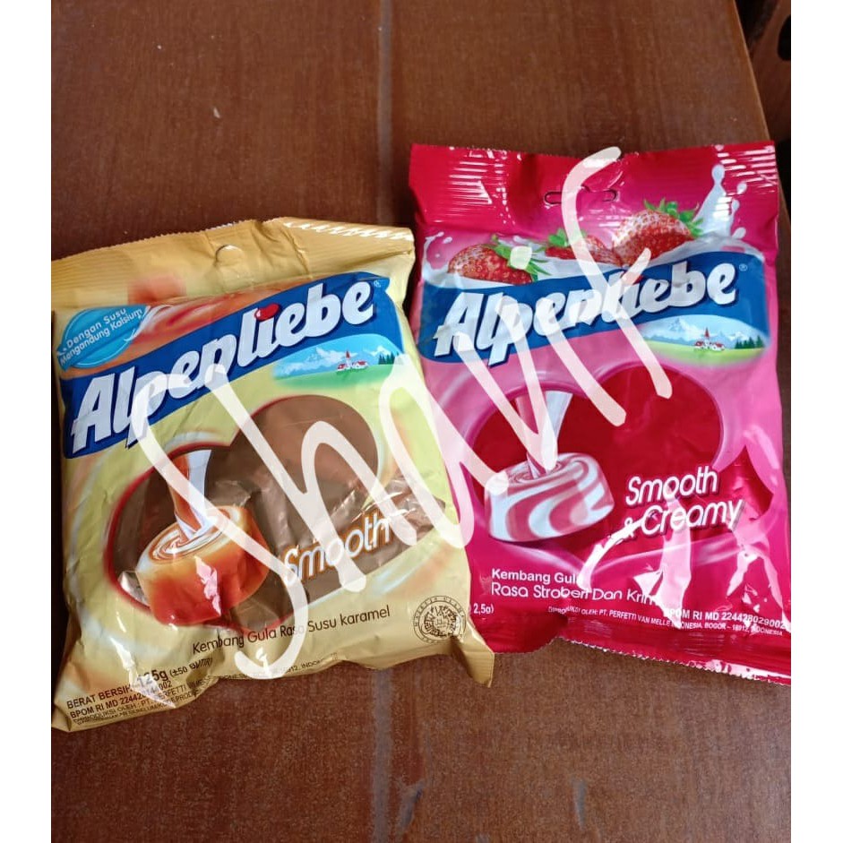 

Permen Alpenliebe Original & Strawberry Kemasan Bag 125 gr (isi 50)