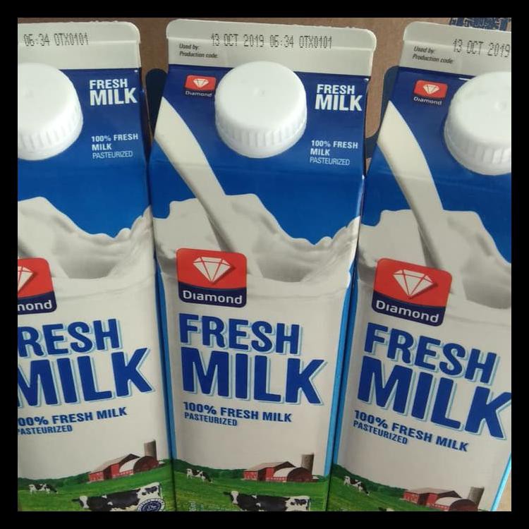 

BAYAR DI TEMPAT (COD) FRESH MILK / SUSU SEGAR / SUSU PASTEURISASI DIAMOND PLAIN 946 ML KODE 812