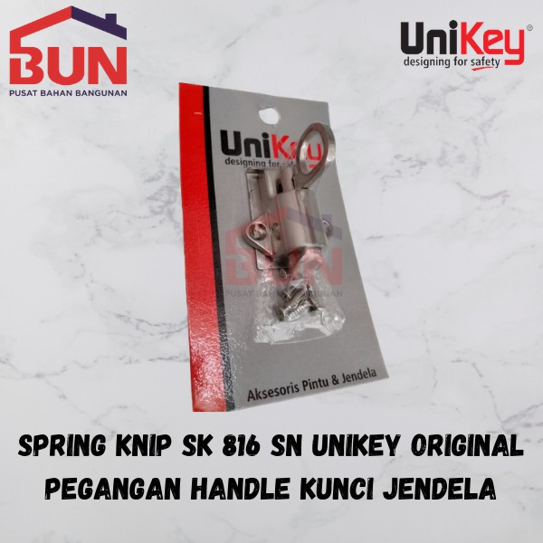 Spring Knip SK 816 SN Unikey Original, pegangan handle kunci jendela