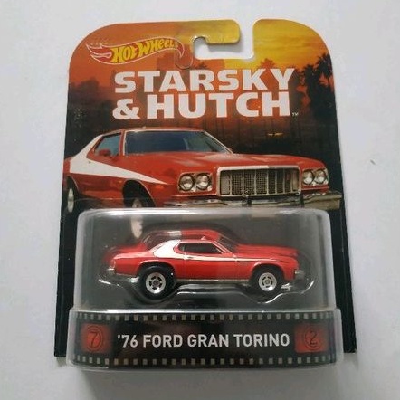 hot wheels starsky and hutch 76 ford gran torino merah