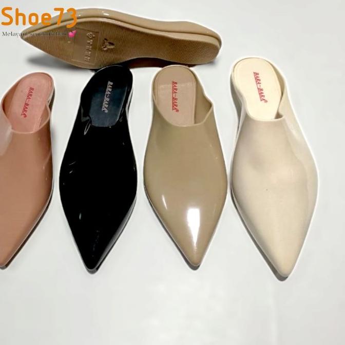 *Promo* BARA BARA 938 - BPLC SIZE 36-40 ORIGINAL l Sepatu Sandal lancip jelly wanita l Sendal selop 