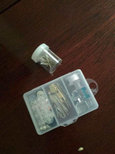 Kotak / Box Plastik 3 Skat Multi Fungsi Untuk Obat, Jarum Dll