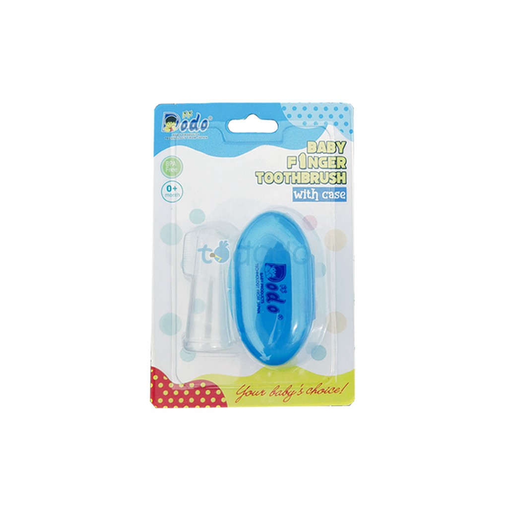 Dodo Baby Finger Toothbrush with Case / Sikat Gigi Jari Bayi