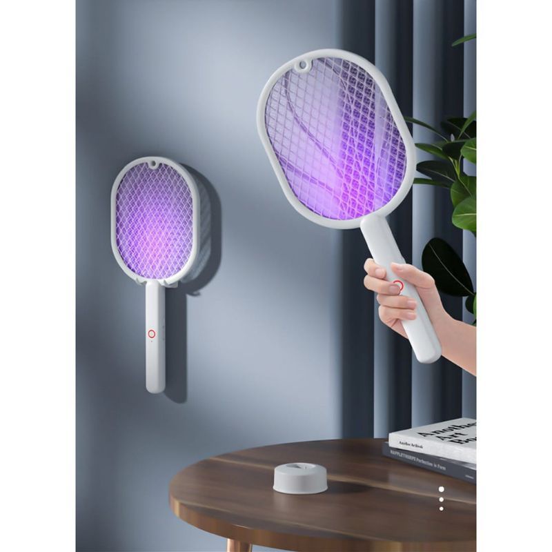 Raket nyamuk elektrik &amp; lampu LED Anti nyamuk electric mosquito racket