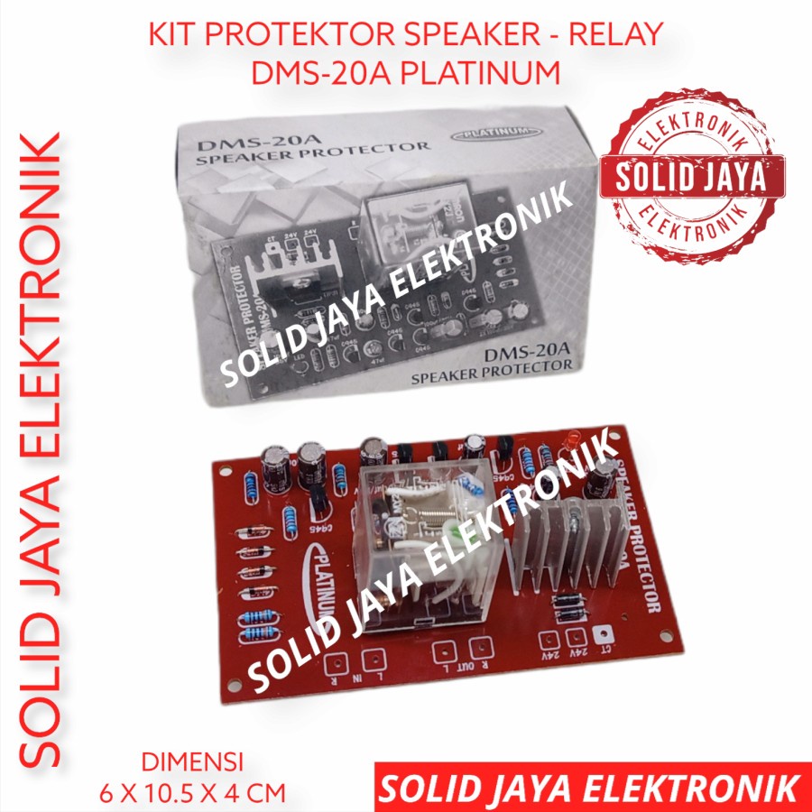 KIT PROTEKTOR SPEAKER 20A SPEAKER PROTECTOR PLATINUM ADUIO AMPLIFIER 20 A DMS-20A DMS 20A PLATINUM