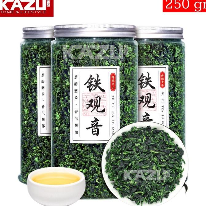 

[COD] CHINESE TEA TIE GUAN YIN 250GRAM T06 TOPLES GREEN TEA GIFT [COD]