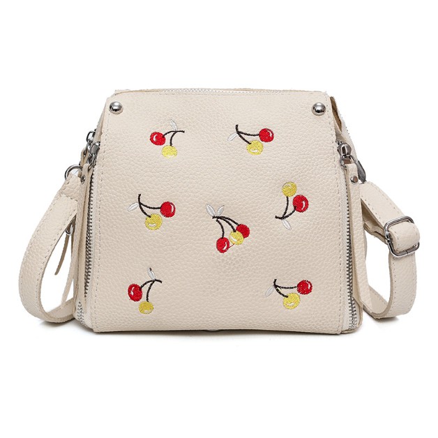 Cute Cherry Slingbag Import / Shoulder Bag Tas Selempang wanita Korea Pastel Lucu