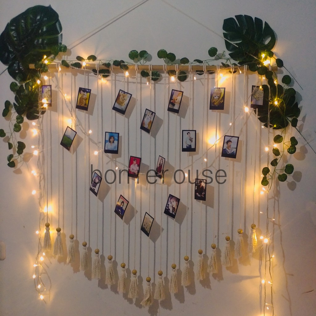 Macrame Gantungan Foto / Gantungan Foto Polaroid / Photo Hanger