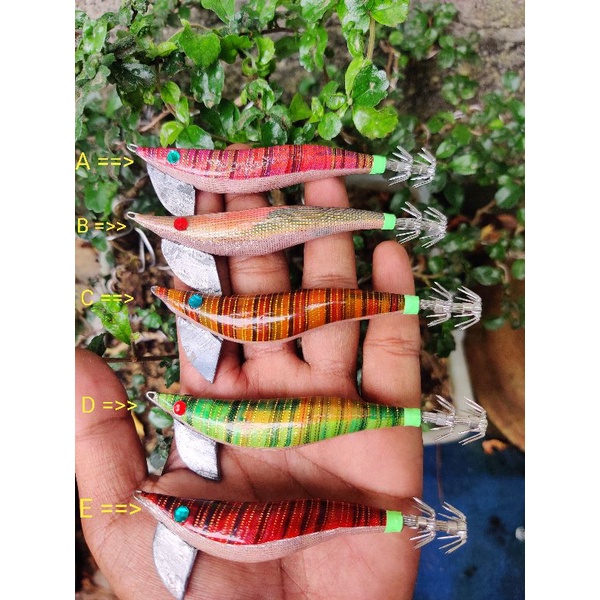 Egi homemade  umpan cumi rapala udang egi murah