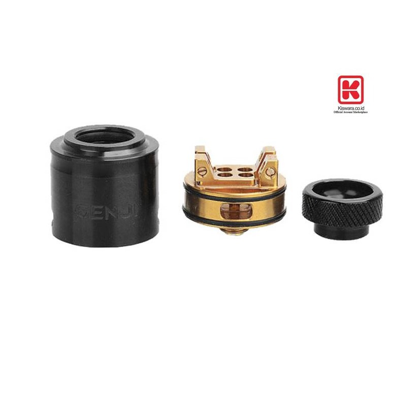 Genji 24 RDA Atomizer - BLACK [Authentic] KiswaraBandung