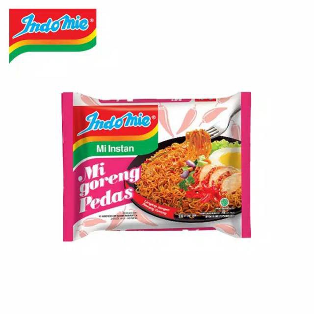 

INDOMIE GORENG PEDAS DENGAN BAWANG GORENG MIE INSTAN MI GORENG PEDAS