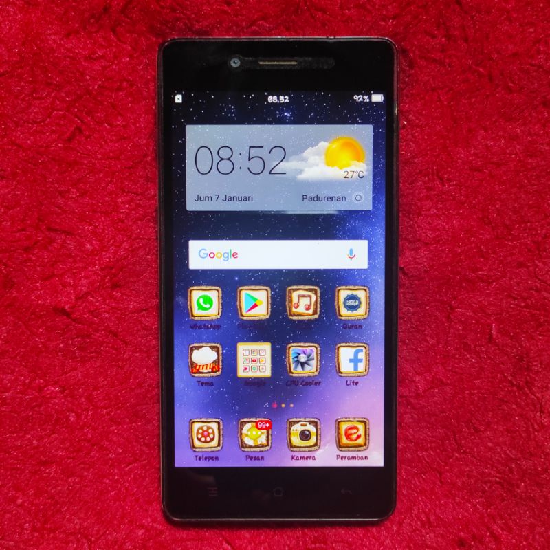 Oppo Mirror 5 Ram 2/16 Hp Android Second Murah Normal Siap Pakai