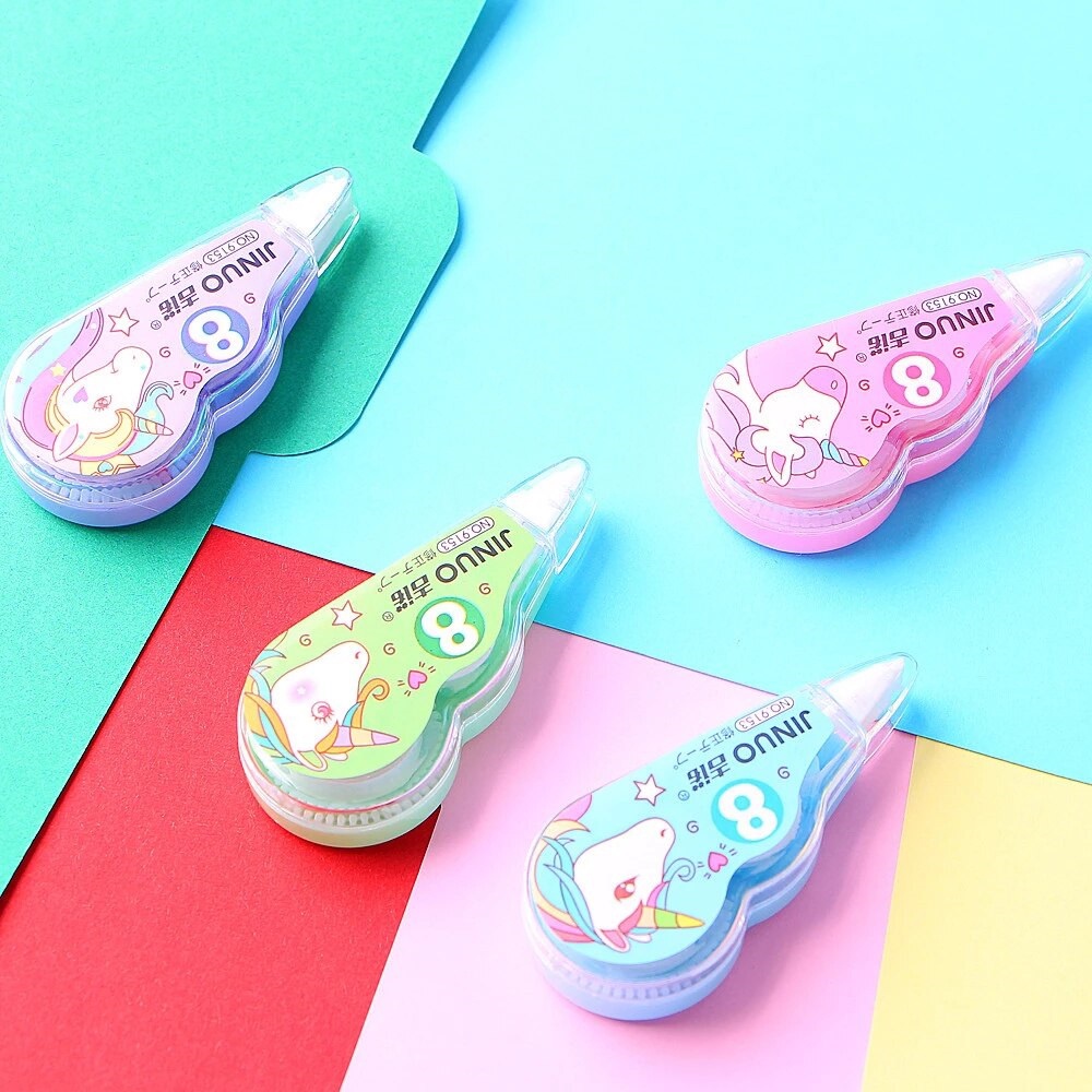 

Tip-Ex unicorn, Set correction tape kertas, TipEx roll motif kuda pony