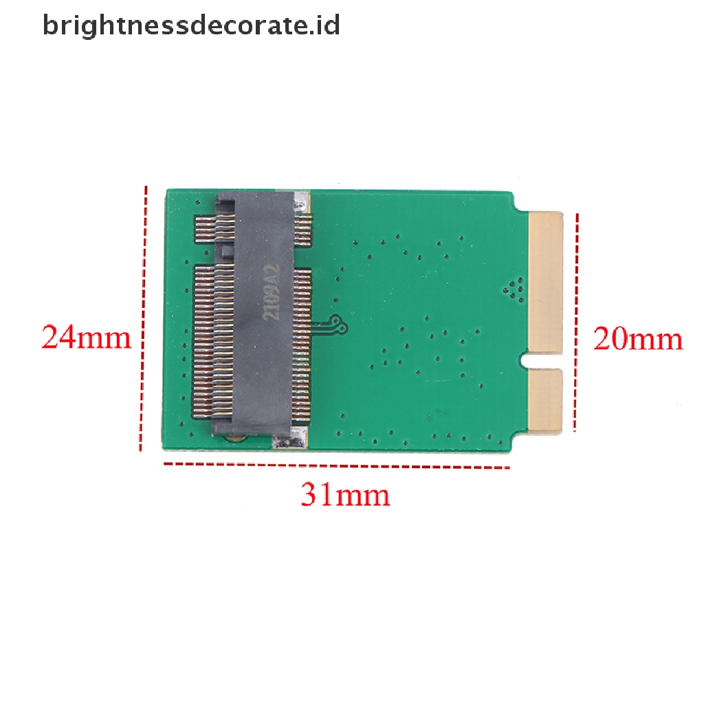 M.2 Ngff Ssd Ke 17 + 7 Pin Papan Adaptor Untuk Macbook Air 2012 A1466