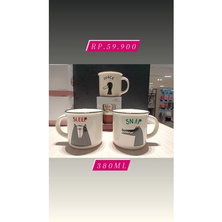 gelas mug keramik karakter