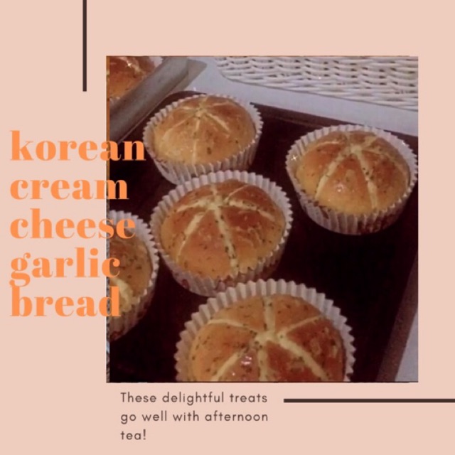 

Korean Cream Cheese Garlic Bread