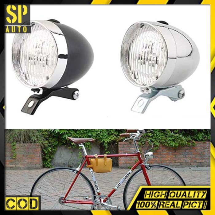 Lampu depan Sepeda Onthel LED Jadul SH 06