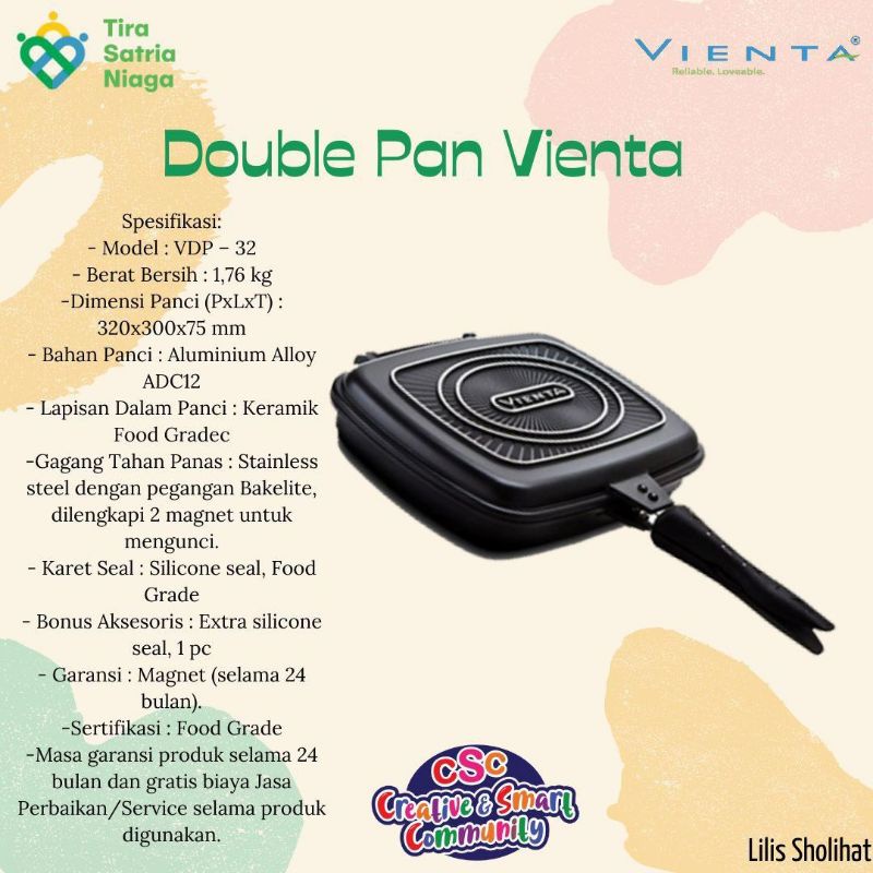 DOUBLE PAN VIENTA