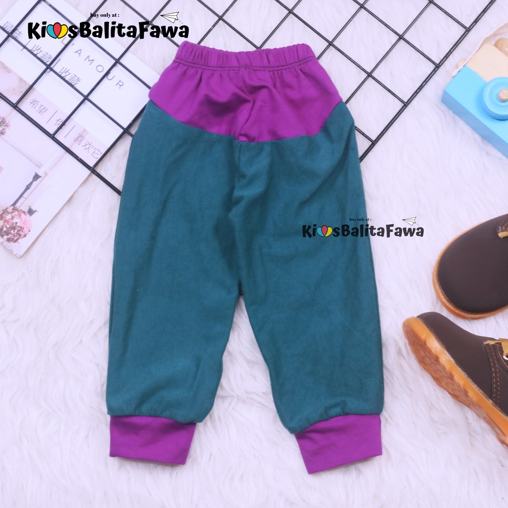 Jogger Sport Uk Bayi - 2 Tahun / Celana Panjang Polos Anak Laki-Laki Import Murah Harian Adem Grosir