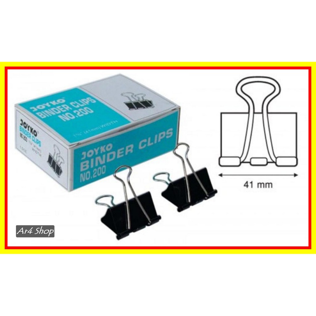 

Binder Clip - Joyko - No 200 1 Pack Per Dozen