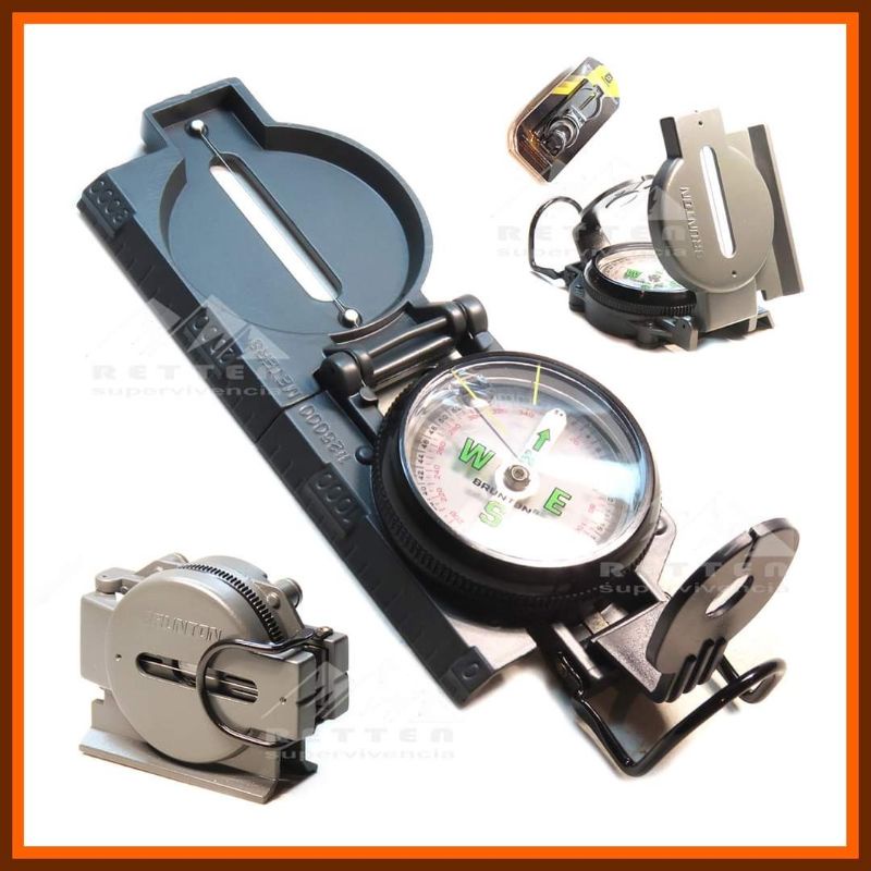 Kompas Brunton 9077 classic military-style lensatic sighting compass