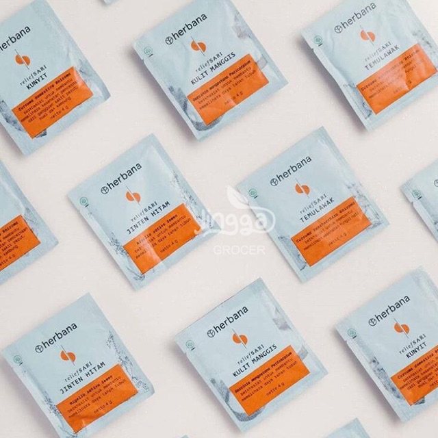 

Herbana Relief Sari Bubuk Sachet 4gr Daun Katuk Kulit Manggis Kunyit Jinten Hitam Temulawak