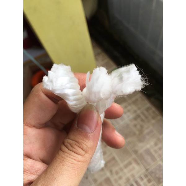 Tali Tambang Besar Nilon Nylon Rope 16mm 18mm Jumbo Pengikat Barang Putih Halus Qualitas Eksport Ikat Hewan Ternak Sapi Kerbau Domba Kambing Lembu