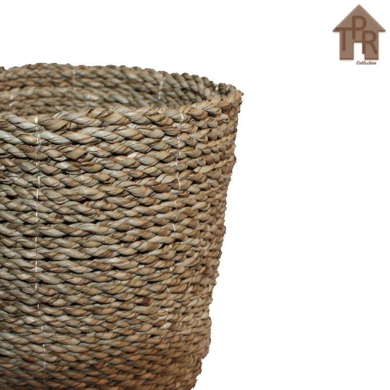 Cover Pot Seagrass Silinder Natural