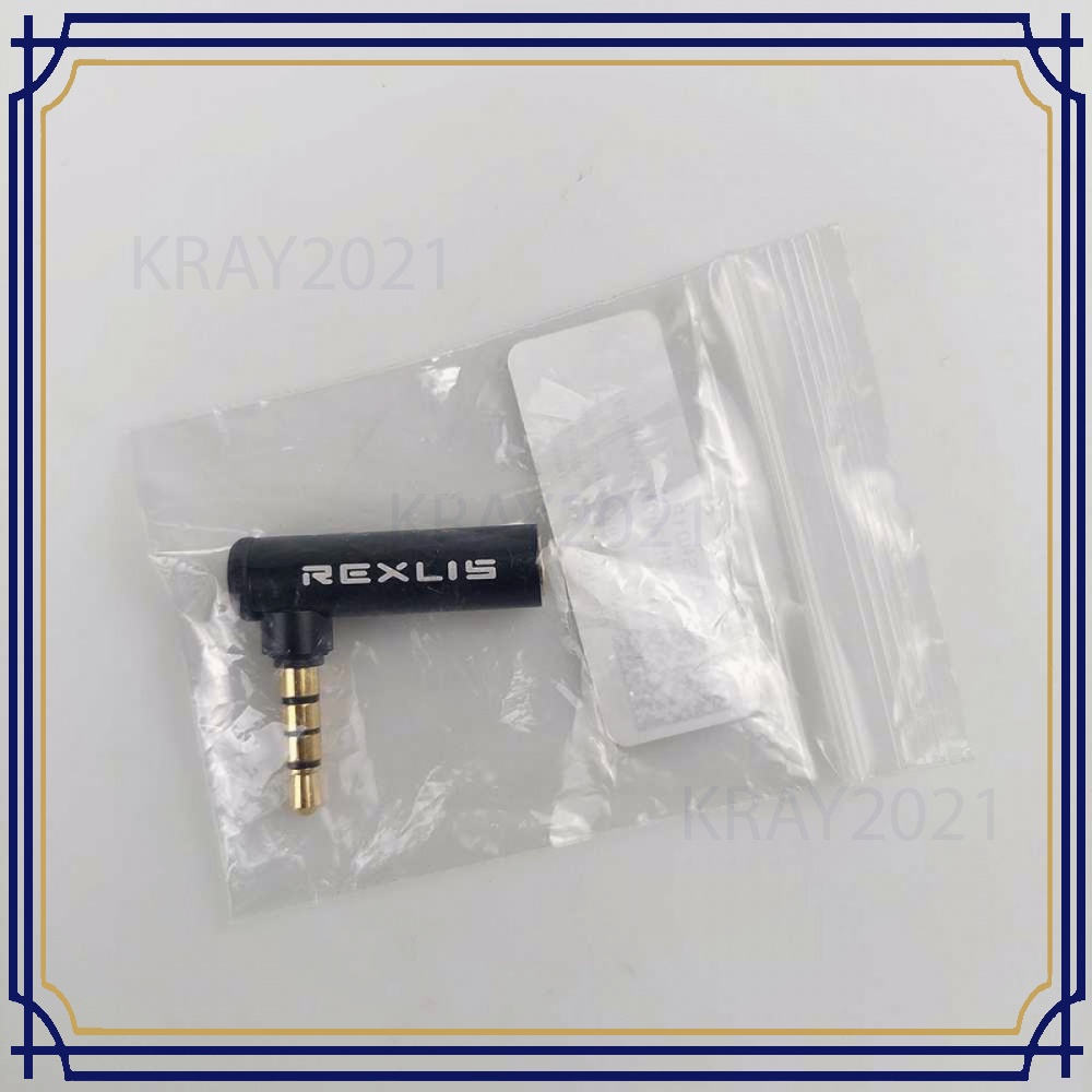 Audio Adapter 3.5mm Male to Female 90 Degree - EP153