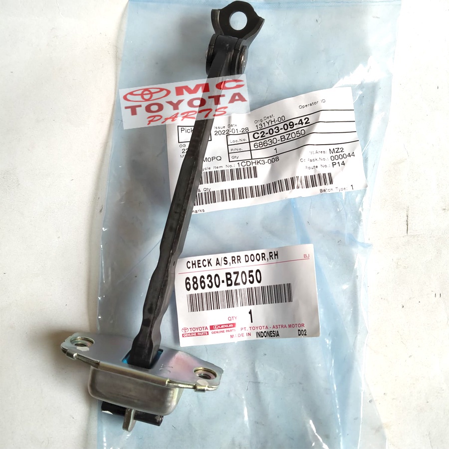 Stopper Check Door Pintu Belakang Kanan Rush Terios 68630-BZ050