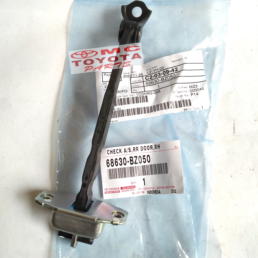 Stopper Check Door Pintu Belakang Kanan Rush Terios 68630-BZ050