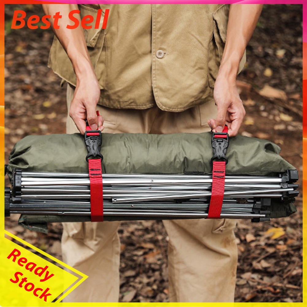 Nylon Cargo Strap Luggage Fastener Belt Outdoor Camp Quick Release Buckle