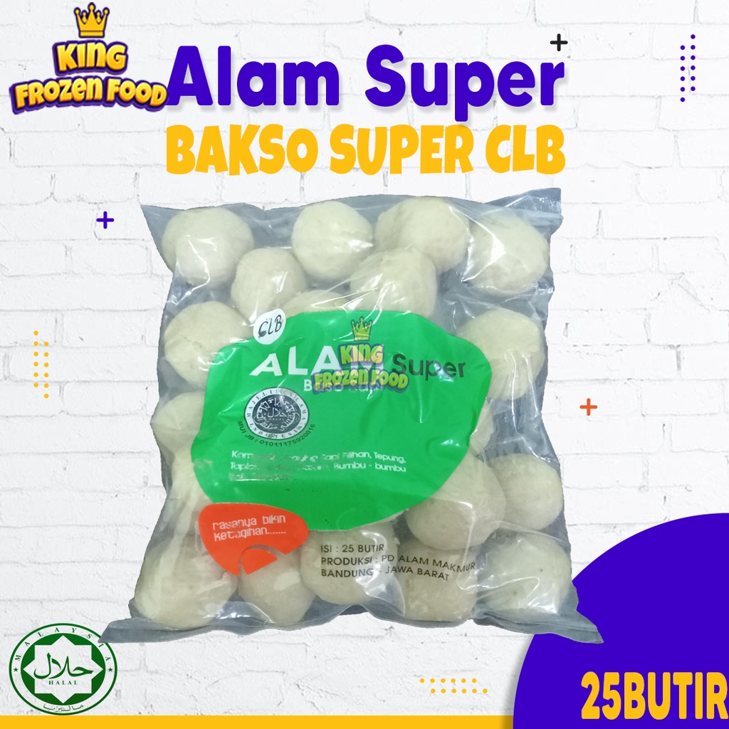 Bakso Alam Super Urat CLB Isi 25 Pcs