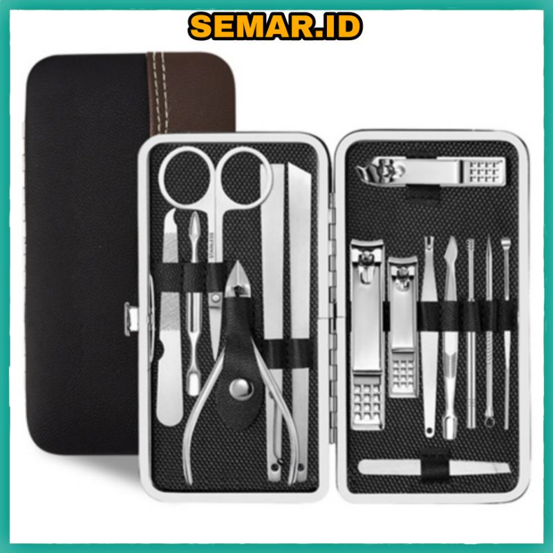 Gunting Kuku Set Manicure Pedicure 15 PCS