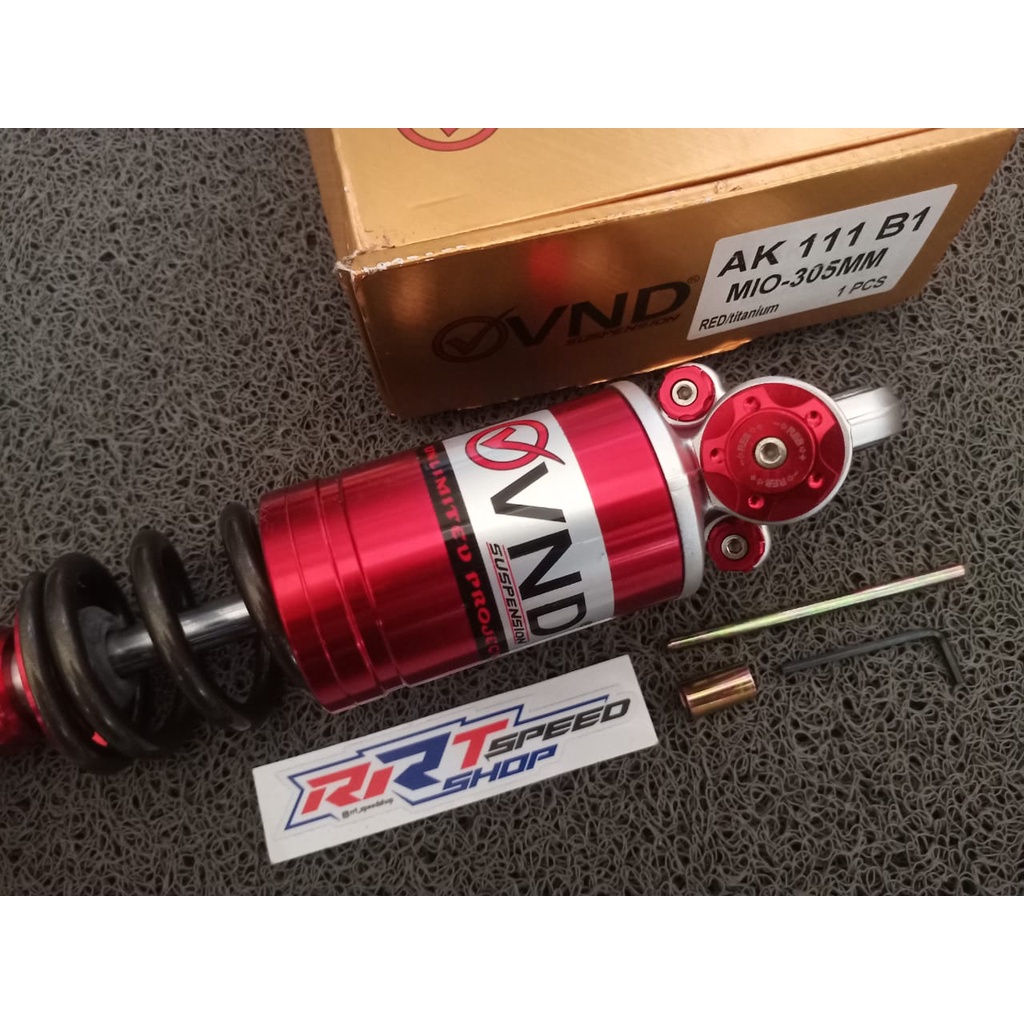 SHOCK MIO 305MM VND AK111 B1 GOLD &amp; RED TABUNG