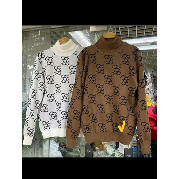 sweater rajut fendi