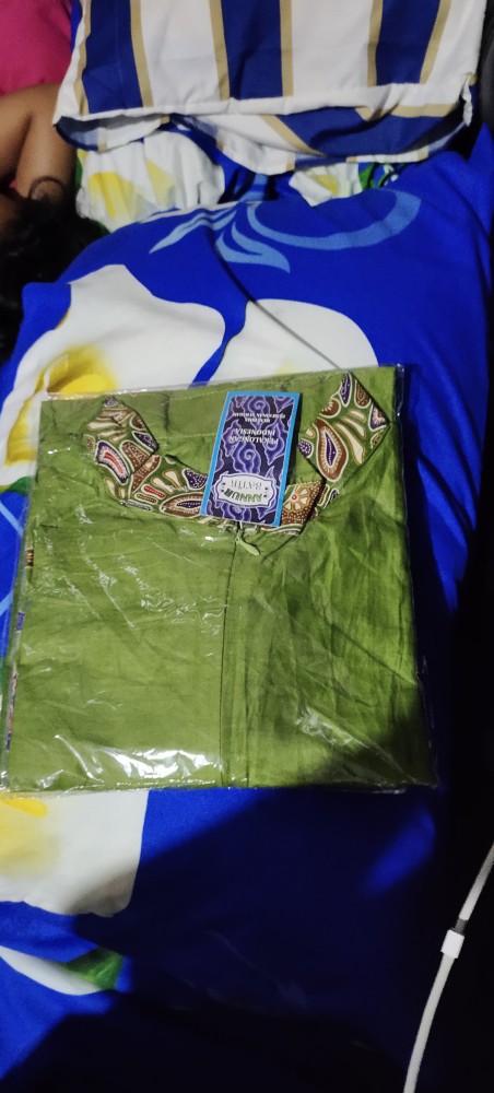 S-m-l-xl-xxl-3l-4l-5l Batik Tunik Wanita Unggul Jaya Asj Sa Hrb026 Kenongo Pekalongan Sogan Tulis