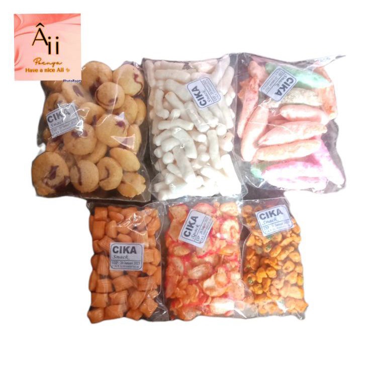 

Cika / Denis / Matcis Snack 1paket isi 5pcs varian isi dan rasa mix random