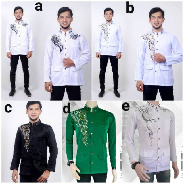 Jasko bordir modern kombinasi | jasko hijau NU | Jasko Murah Mewah