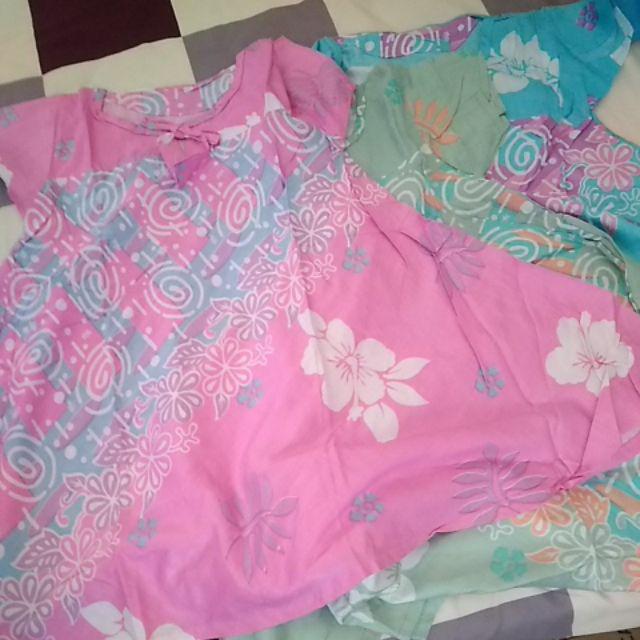 Daster Batik Anak Perempuan 3,4,5 Tahun Warna Soft