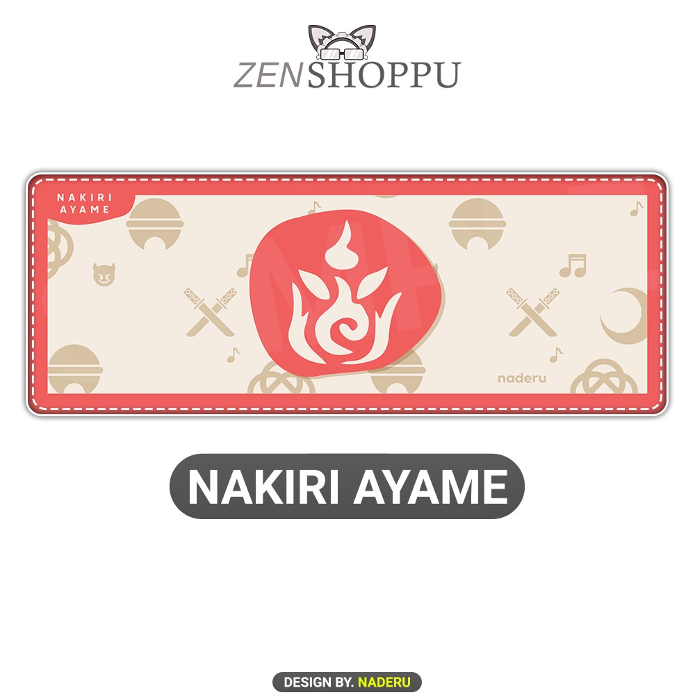Nakiri Ayame Hololive JP Deskmat/Mousepad